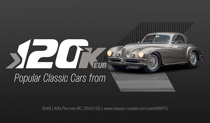 Popular Classic Cars from €120,000